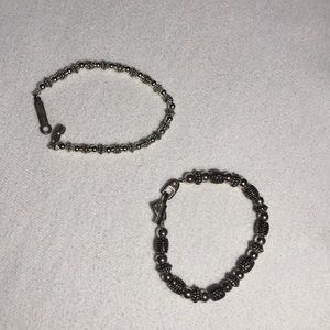 Two Silver Bracelets